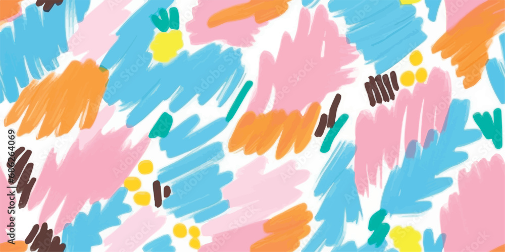 Vector hand draw pattern with abstract geometric shapes in memphis style. Modern trendy graphic print for hipsters. Vector hand draw pattern with abstract geometric shapes in memphis style. Modern trendy graphic print for hipsters.