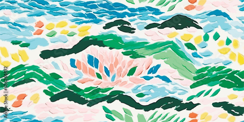 Floral seamless patterns. Vector design for paper, cover, fabric, interior decor and other users