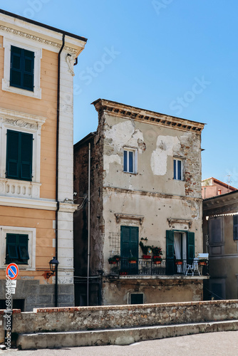 Old city center of Ventimiglia in Italy © Andrei Antipov