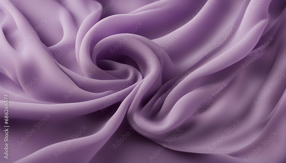 Fototapeta premium soft purple chiffon with curve and wave