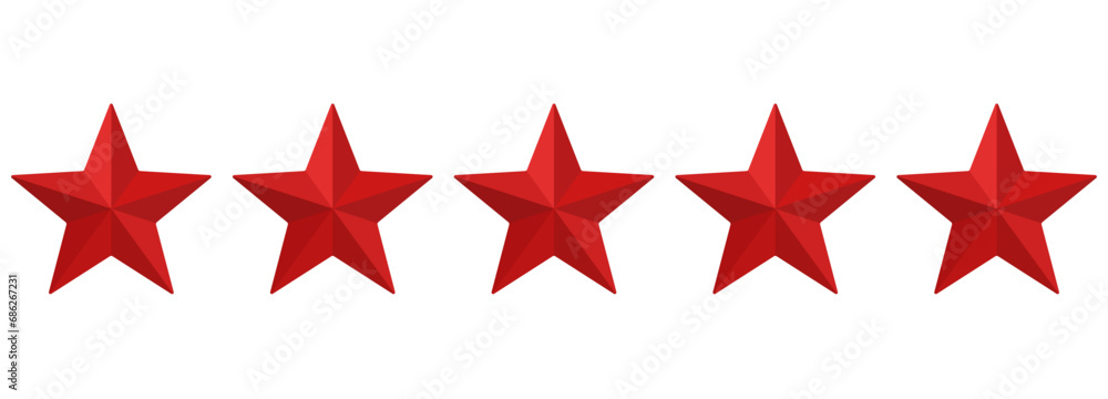 Five Red Stars Product Rating Review for Apps and Websites Five Red Stars Product Rating Review for Apps and Websites