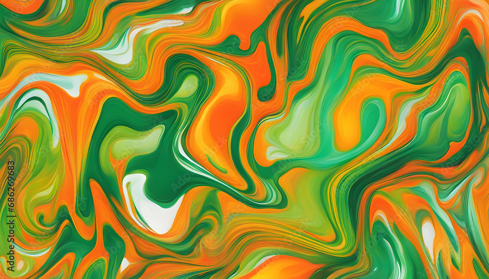 Colors abstract paint festival orange green yellow