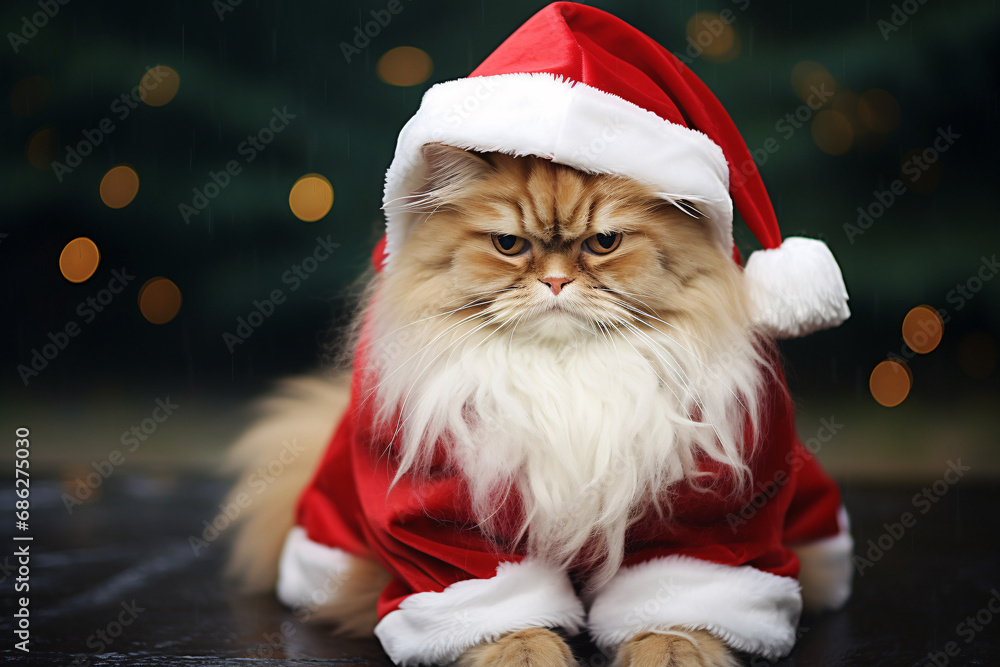 Santa Claus Cat