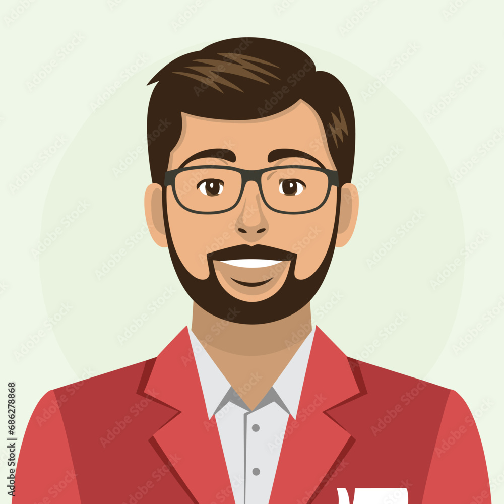 portrait of a businessman, portrait of a man, portrait of a person, Vector illustration, vector, boy illustration, Man Face illustration portrait of a businessman, portrait of a man, portrait of a person, Vector illustration, vector, boy illustration, Man Face illustration