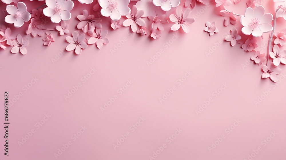 Background, Valentine's Day, postcard, pink cherry blossom background