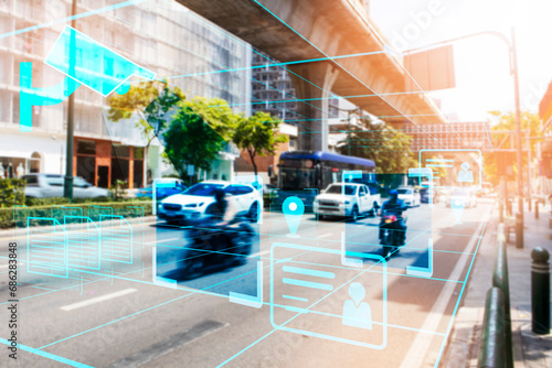 Using camera technology to monitor people and vehicles in public places