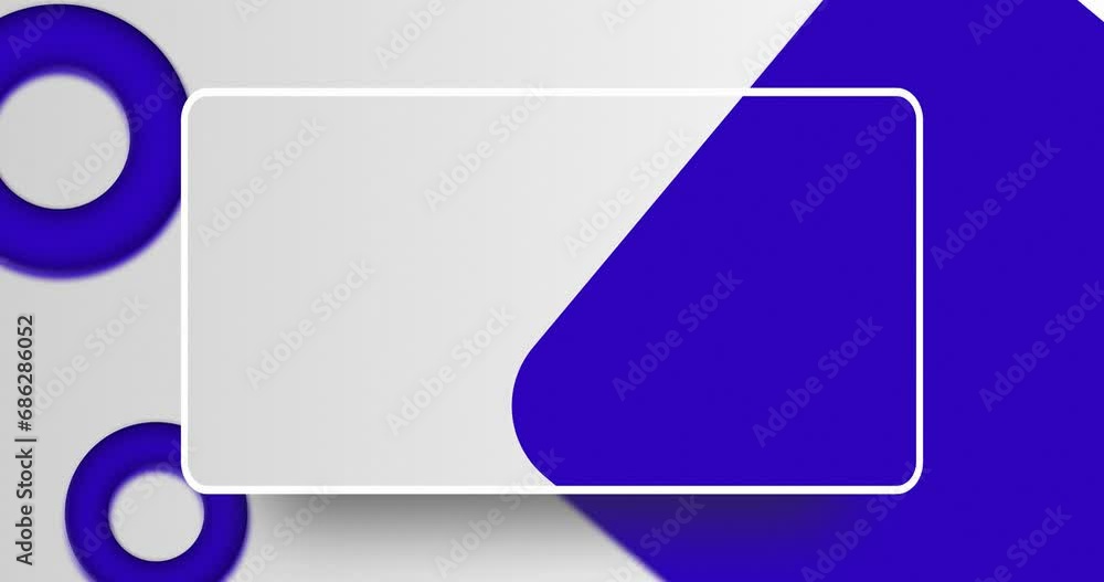 Rotating Round Rectangle Abstract rotating and floating geometrical shape with rectangle copy ...