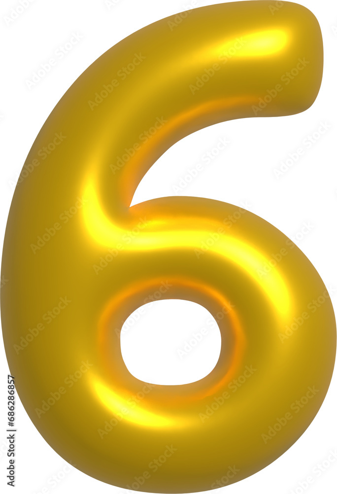 Gold number 6 Gold number 6