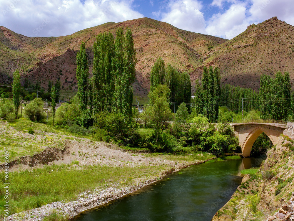Fototapeta premium river in the mountains