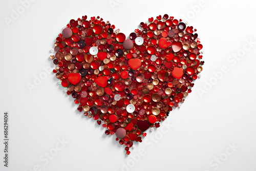 Big heart shape small hearts inside. Valentine s day.