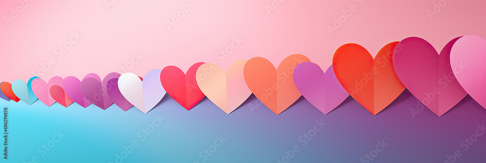 Colorful heart shapes. 14 february valentines day. Colorful heart shapes. 14 february valentines day.