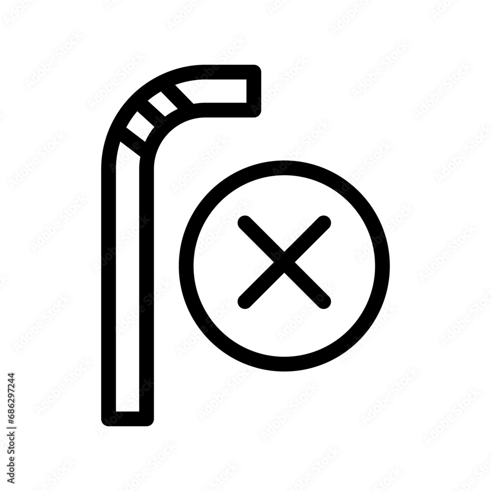 straw line icon illustration vector graphic. Simple element illustration vector graphic, suitable for app, websites, and presentations isolated on white background straw line icon illustration vector graphic. Simple element illustration vector graphic, suitable for app, websites, and presentations isolated on white background