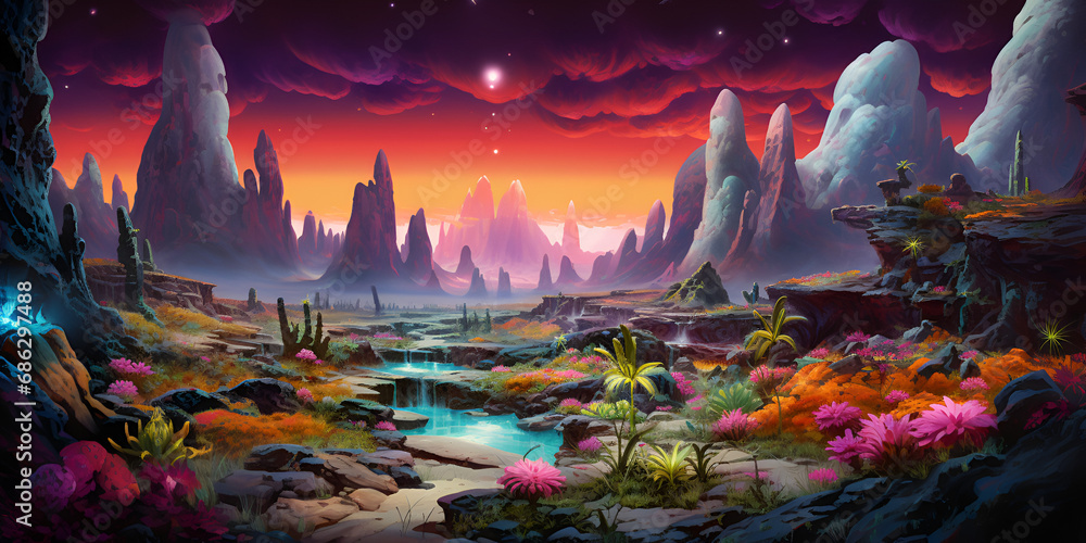 Delving into the Realm of Dreams: A Visual Symphony of Surreal Landscapes and Fantastical Creatures, Where Imagination Takes Flight: Unveiling the Enchanting Tapestries of Dreamscape Generative AI