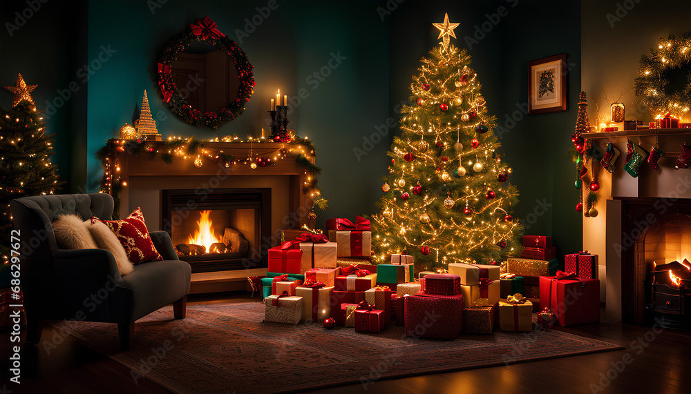 Fototapeta premium Magical Christmas Moments