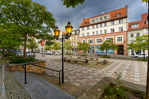 Die historische Altstadt von Zeitz, Burgenlandkreis, Sachsen-Anhalt, Deutschland photo