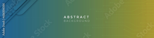 Abstract modern social media timeline cover template