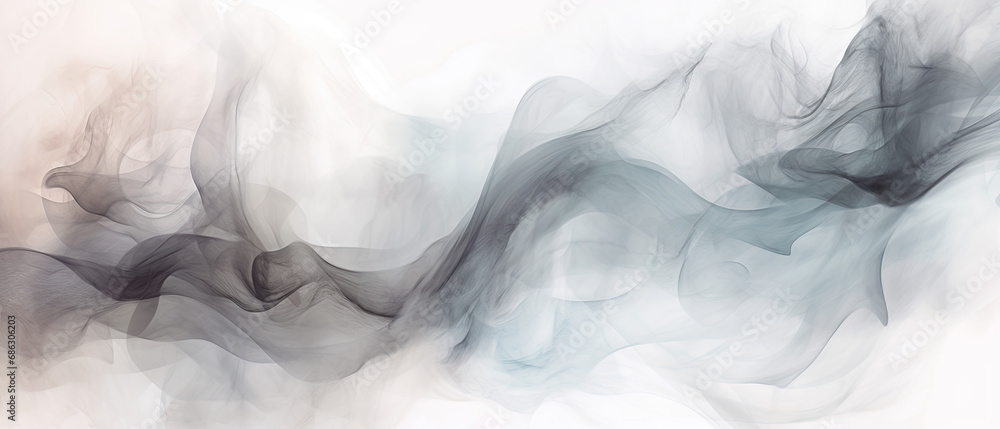 Silvery gray colored fuzzy angora background, made with Generative AI - obrazy, fototapety, plakaty 