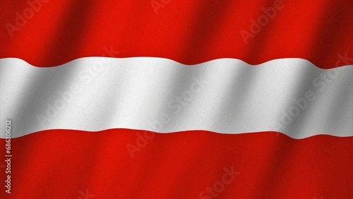 Austria flag waving in the wind. Flag of Austria images