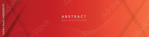 Modern abstract background with bokeh linkedin banner template