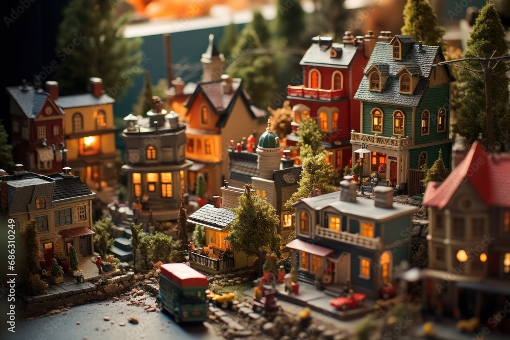 Christmas Village Displays - Generative AI Christmas Village Displays - Generative AI