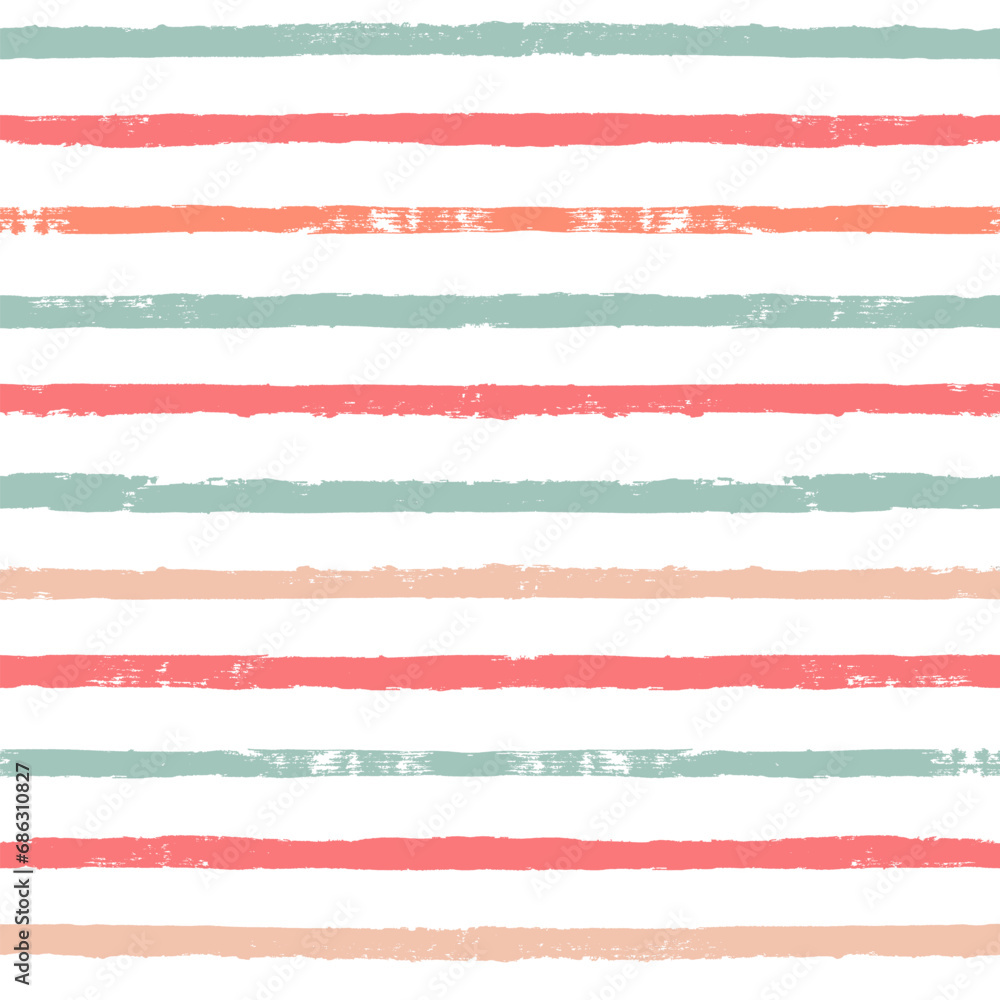 Seamless stripe pattern. Hand drawn vector stripes background, red, pink, orange and green girly brush strokes, cute spring paintbrush line backdrop Seamless stripe pattern. Hand drawn vector stripes background, red, pink, orange and green girly brush strokes, cute spring paintbrush line backdrop