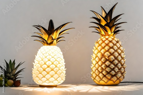 Waterfall pineapple shape lamp 