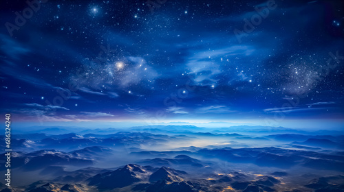 Fantasy alien planet in deep space. 3D rendering.  Beautiful space background with planets  stars and nebula. 