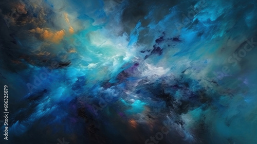 Colorful liquid abstract painting background for design and presentation