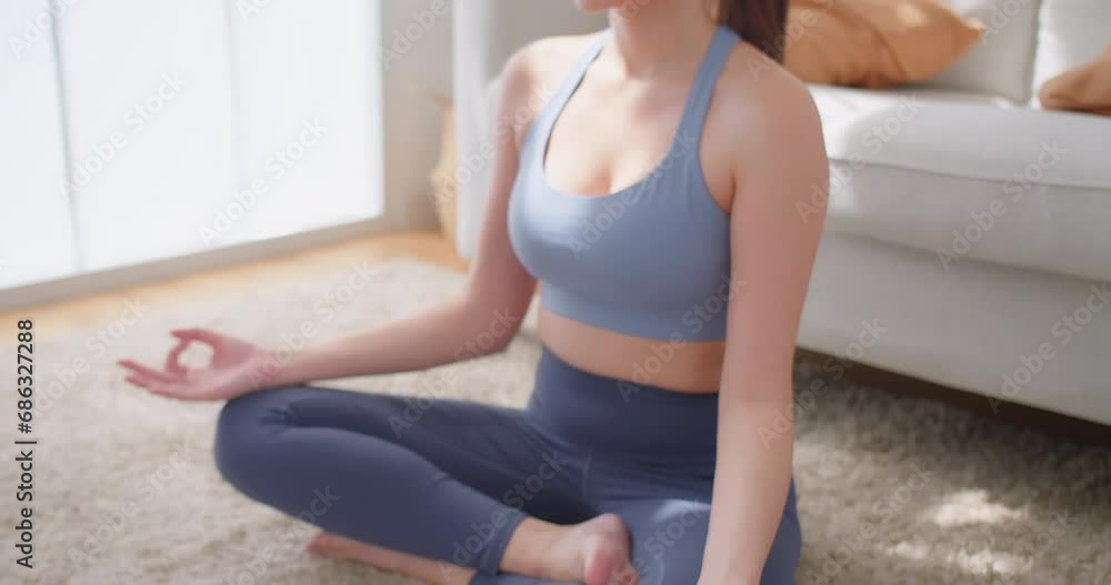 pretty young woman do meditation practice yoga for peace, fitness or spiritual health. Balance, mindfulness and wellness and relax at home, breathing and mindset training, pretty young woman do meditation practice yoga for peace, fitness or spiritual health. Balance, mindfulness and wellness and relax at home, breathing and mindset training,