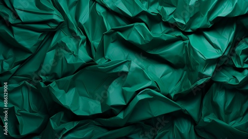 Green crumpled paper background © Aqeel Siddique