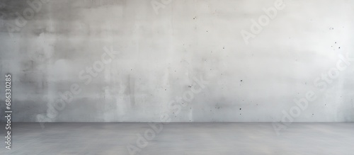 Backdrop for editing text inside a room with concrete wall and cement floor texture