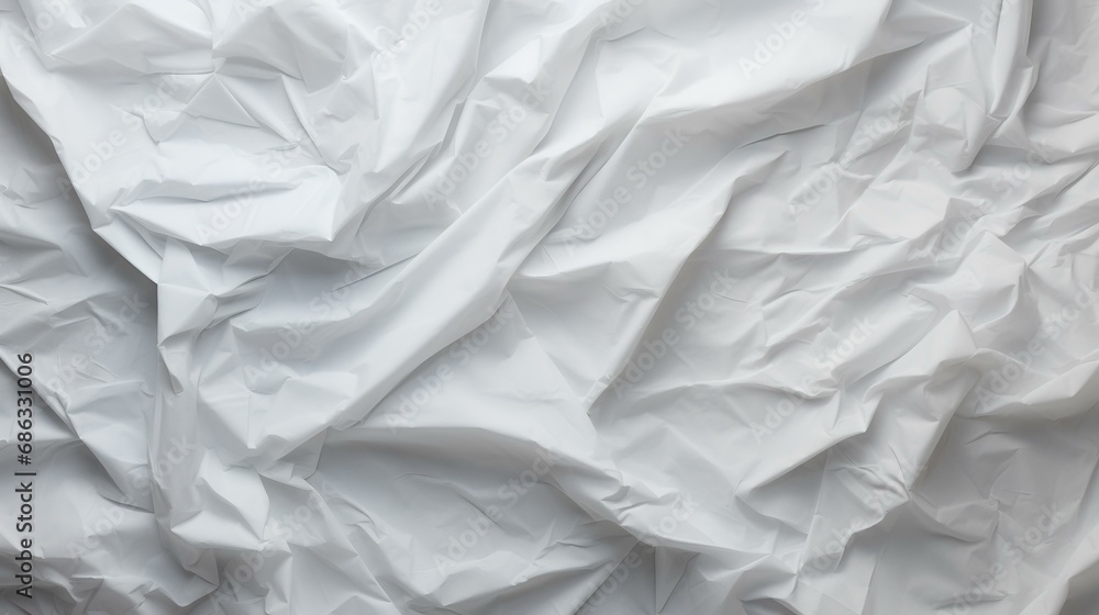 White creased crumpled paper background grunge White creased crumpled paper background grunge
