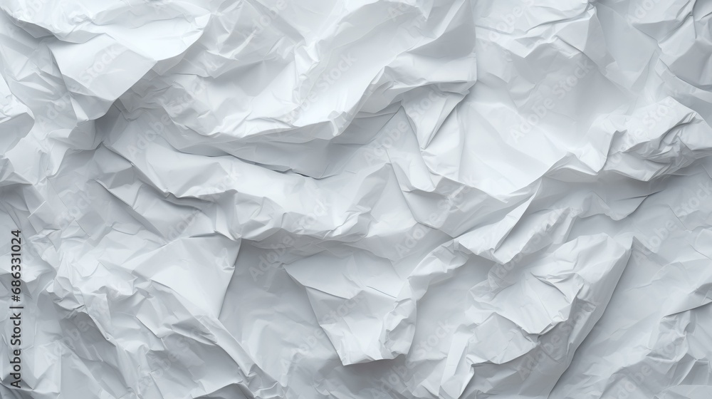 White creased crumpled paper background grunge White creased crumpled paper background grunge