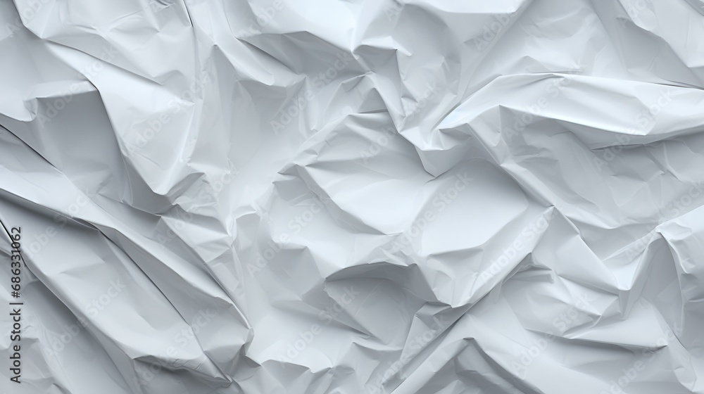 White creased crumpled paper background grunge White creased crumpled paper background grunge