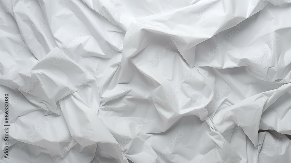White creased crumpled paper background grunge White creased crumpled paper background grunge