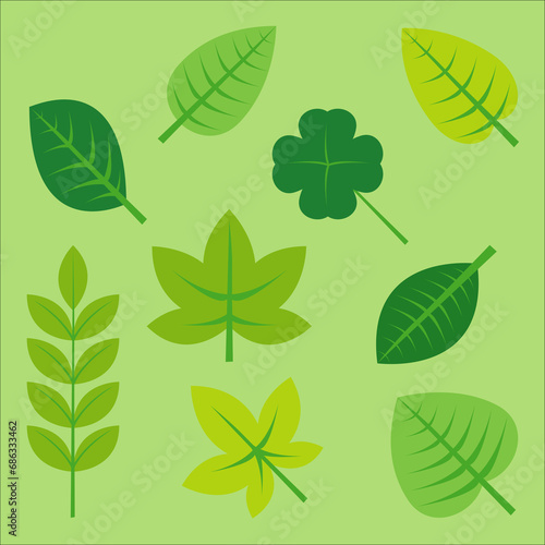 Diseño de hojas de naturaleza ilustración 