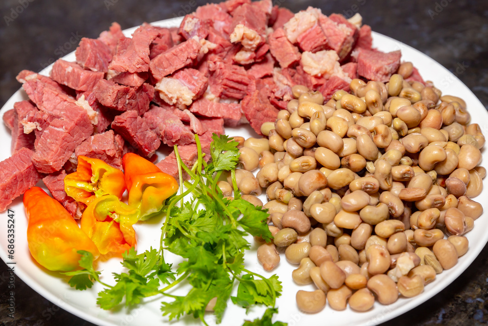 Typical rustic Brazilian dish, known as Typical rustic Brazilian dish, known as