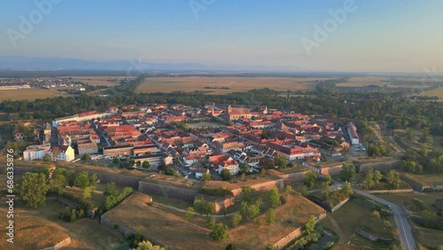 Neuf-Brisach et ses fortification Vauban, Haut-Rhin, France