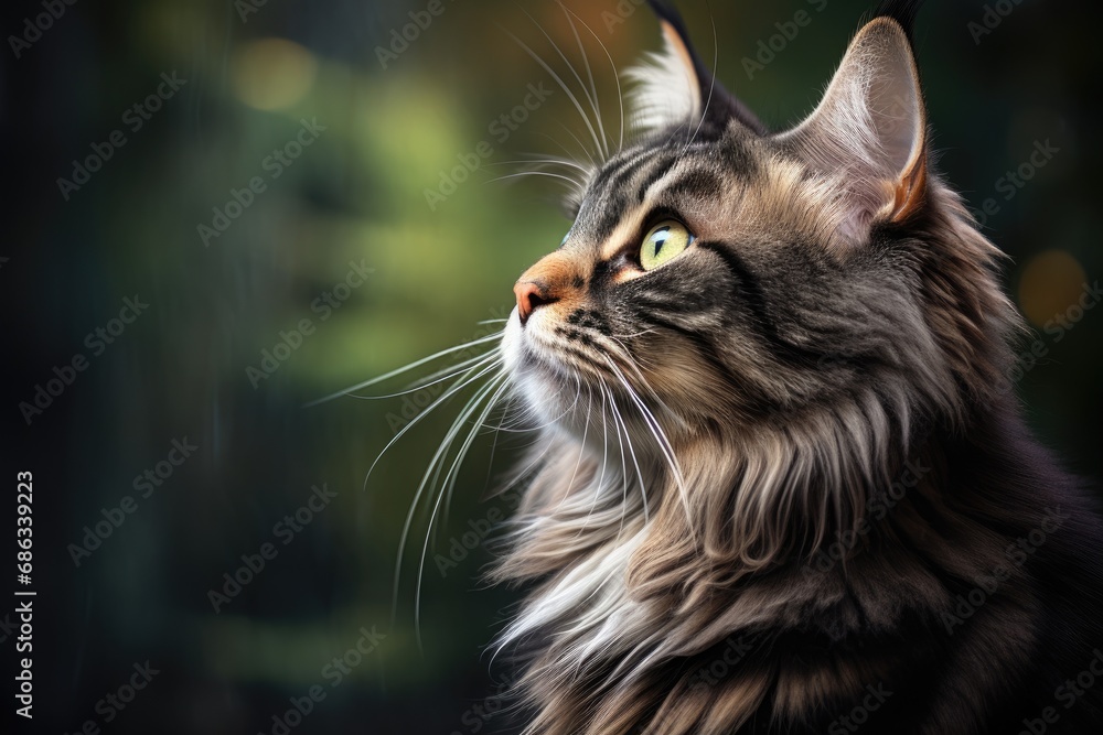 Beautiful tabby cat with green eyes Beautiful tabby cat with green eyes