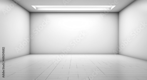 Wallpaper Mural empty white room with white wall Torontodigital.ca