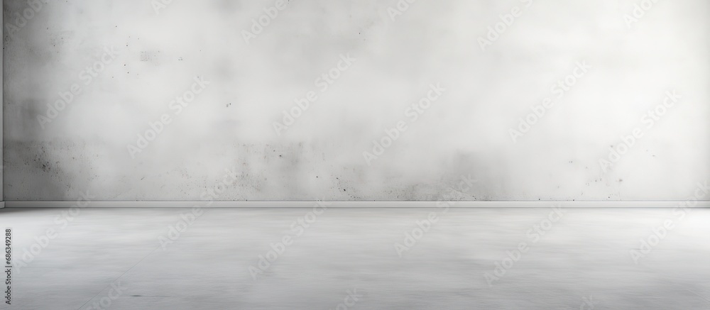Fototapeta premium Background with white concrete flooring