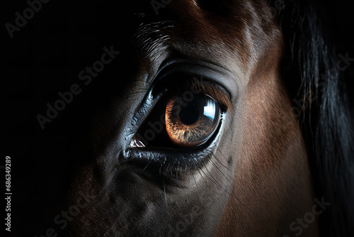 Equine vision in darkness © Nate