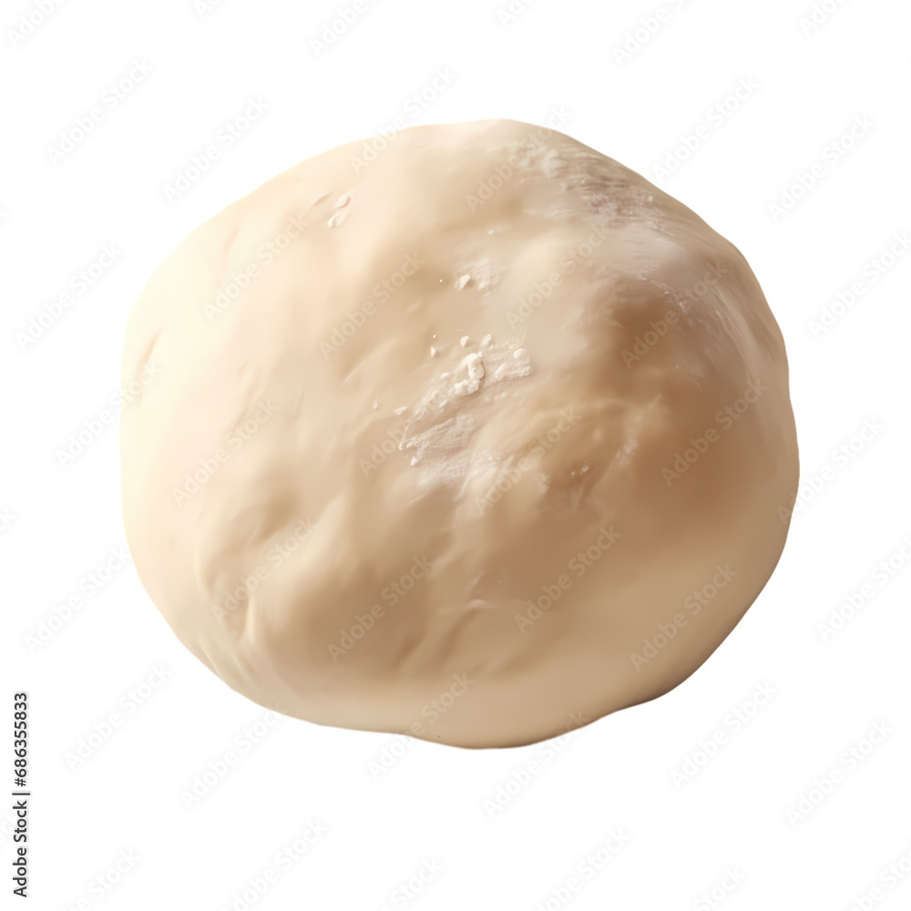 Dough isolated on transparent background