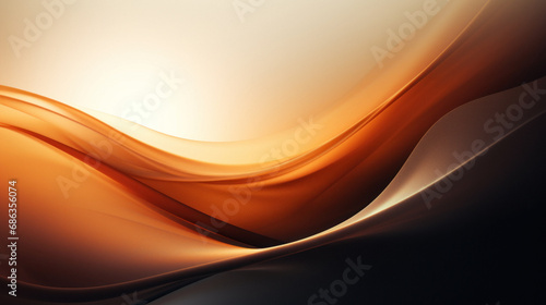 Abstract background with waves for design and presentation