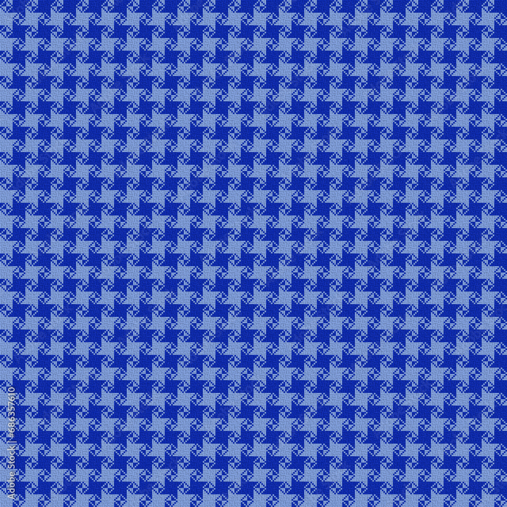 Blue Twill Weave Pattern - Tile Blue Twill Weave Pattern - Tile
