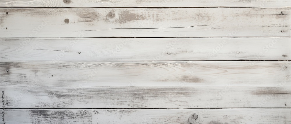 Naklejka premium Whitewashed Timber texture background, a wood grain texture resembling whitewashed or pickled wood, can be used for printed materials like brochures, flyers, business cards.