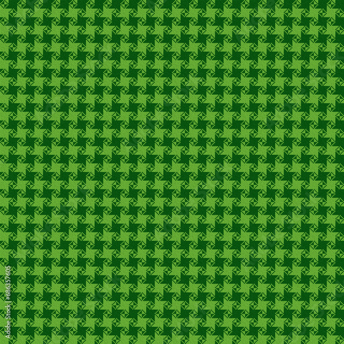 Green Twill Weave Pattern - Tile