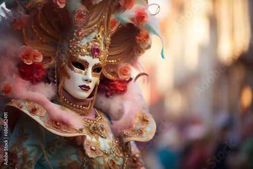 Venetian Elegance: Mysterious and Sophisticated Carnival Mask