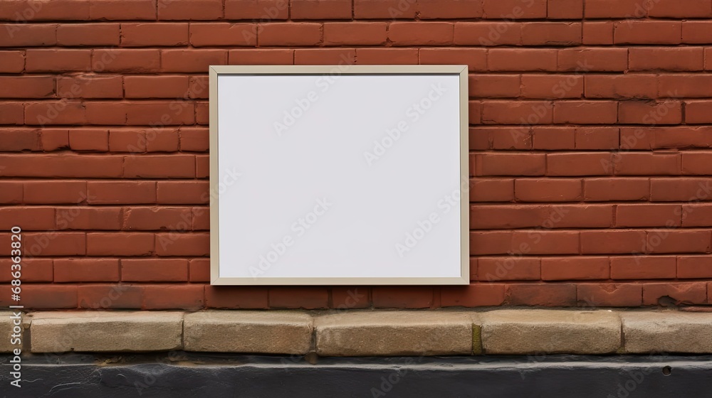 a blank shop signage design mockup, the template on a street, hanging on a wall, the signboard's visibility, offering a clear canvas for logo presentation. a blank shop signage design mockup, the template on a street, hanging on a wall, the signboard's visibility, offering a clear canvas for logo presentation.