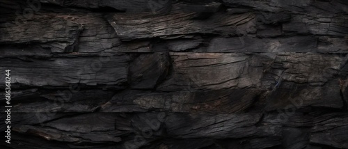 Burnt Charcoal Timber texture background,a wood texture with a burnt or charred effect, can be used for printed materials like brochures, flyers, business cards.